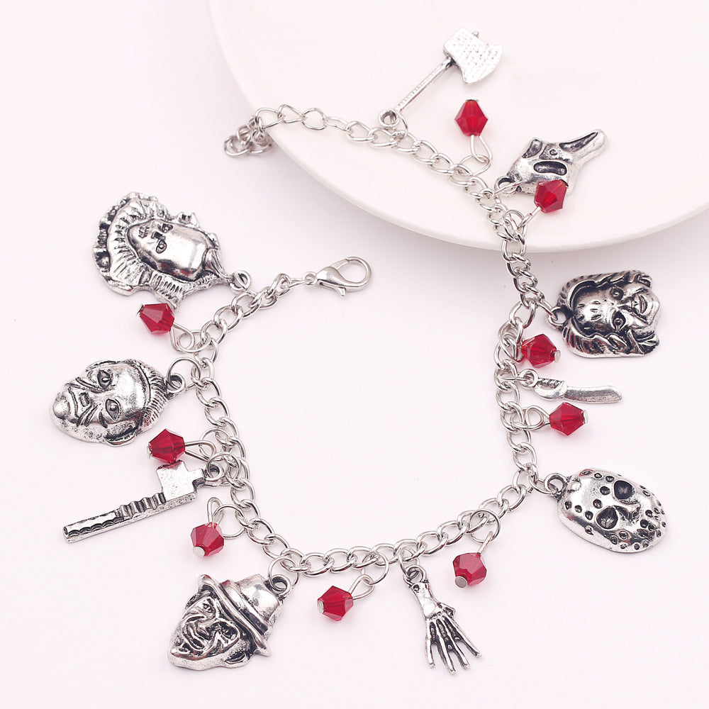 Halloween Horror Movie Charm Bracelets Collection