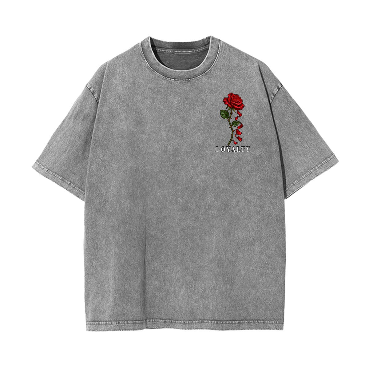 Loyalty Rose Vintage Washed Graphic T-Shirt