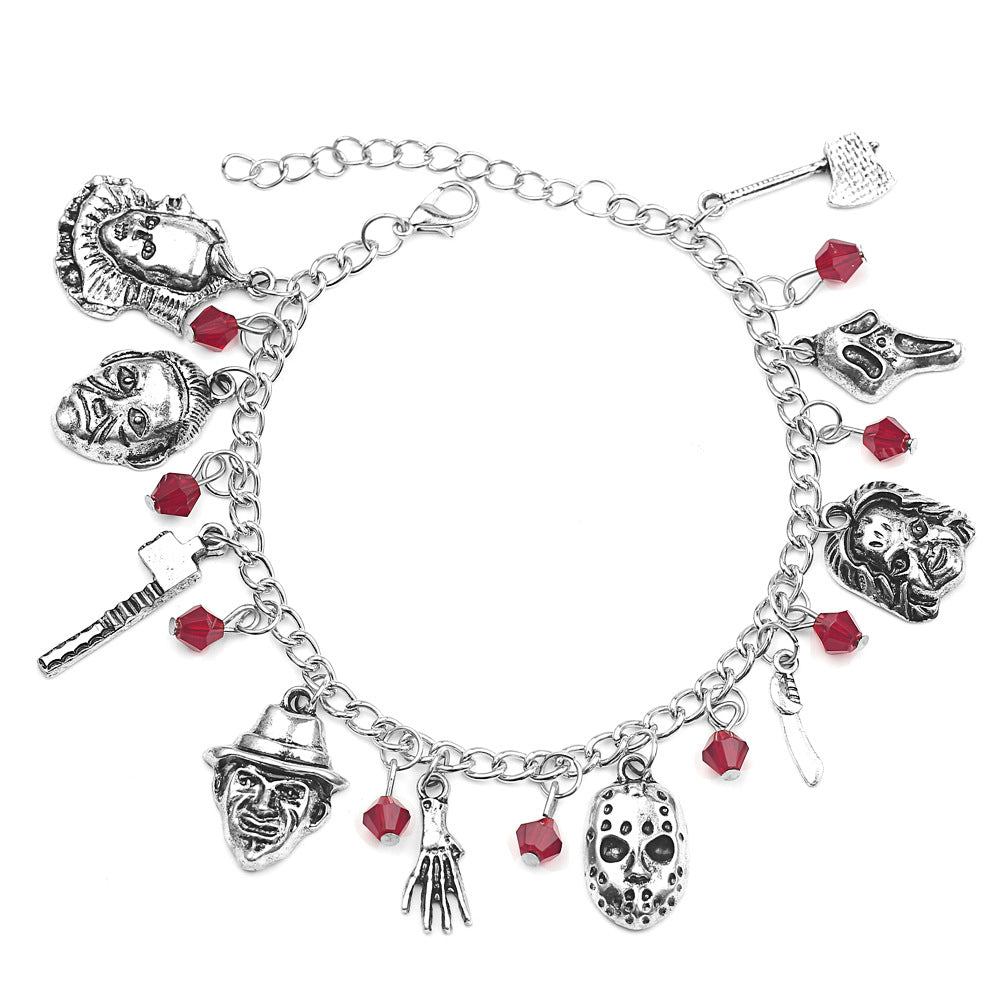 Halloween Horror Movie Charm Bracelets Collection