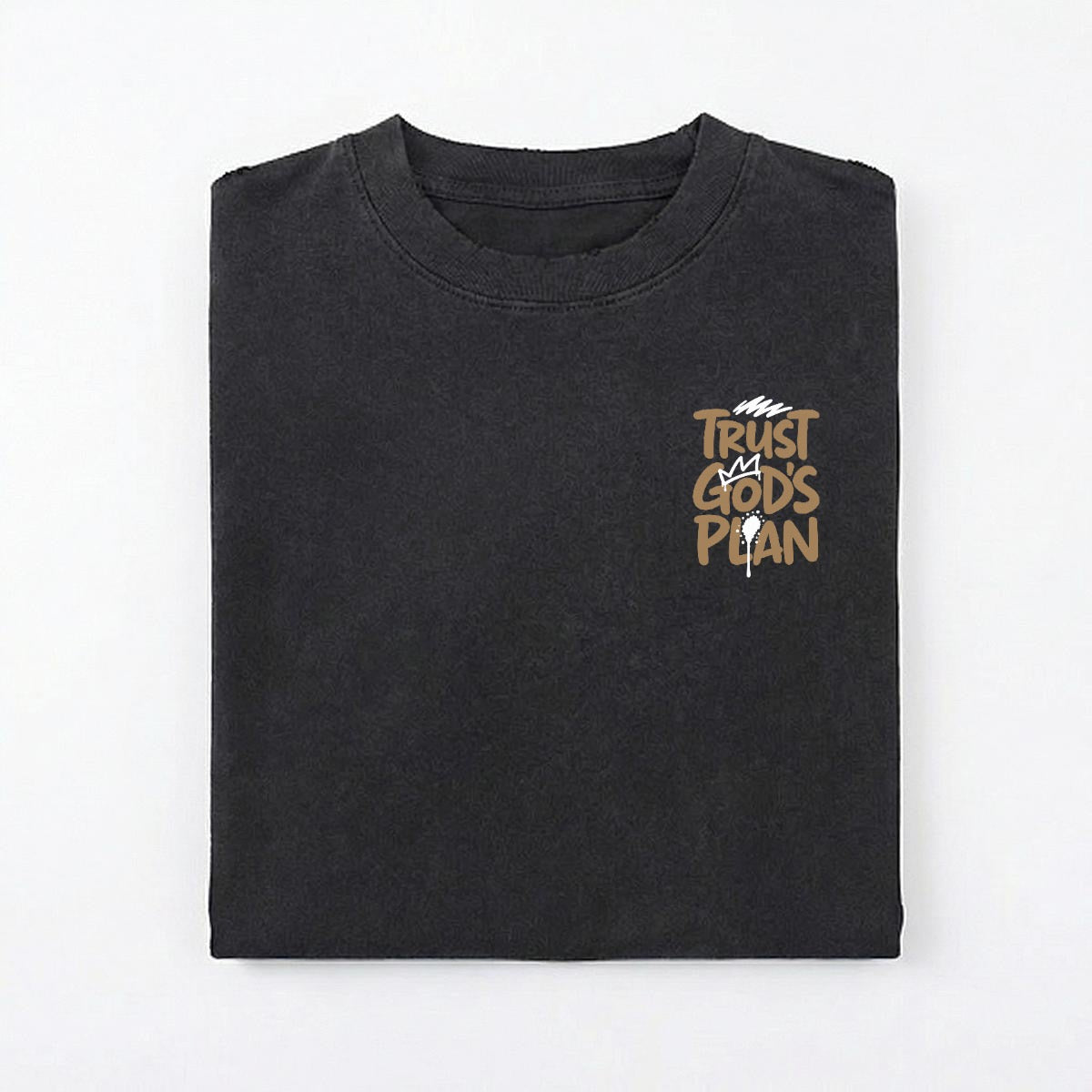 Trust God’s Plan Christian Graphic Tee – Inspirational Faith Shirt