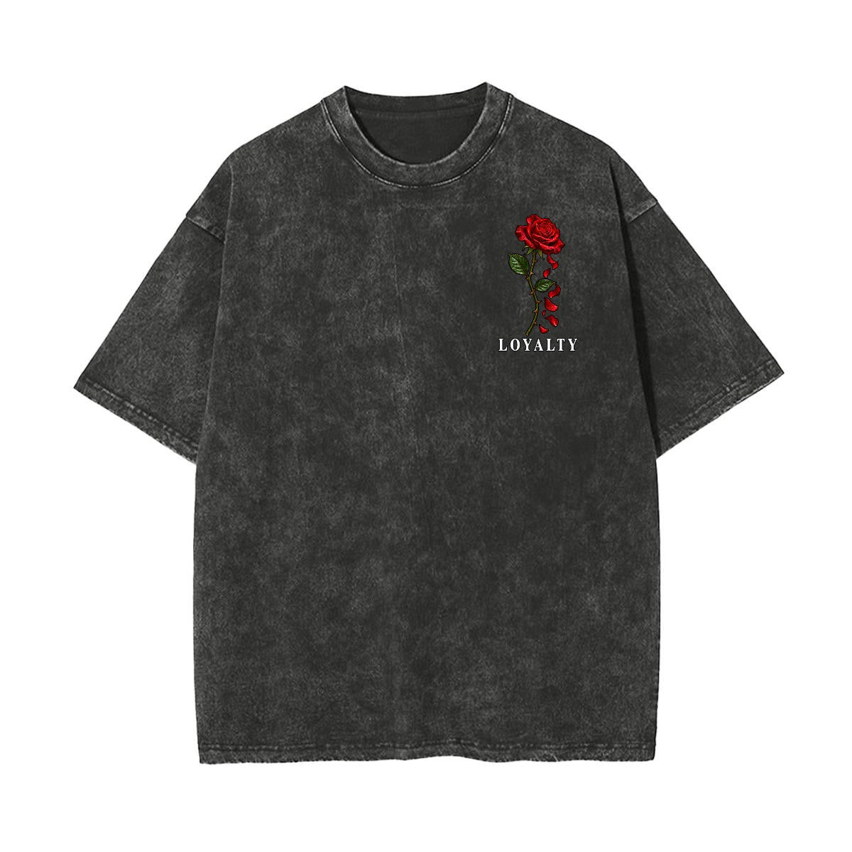 Loyalty Rose Vintage Washed Graphic T-Shirt