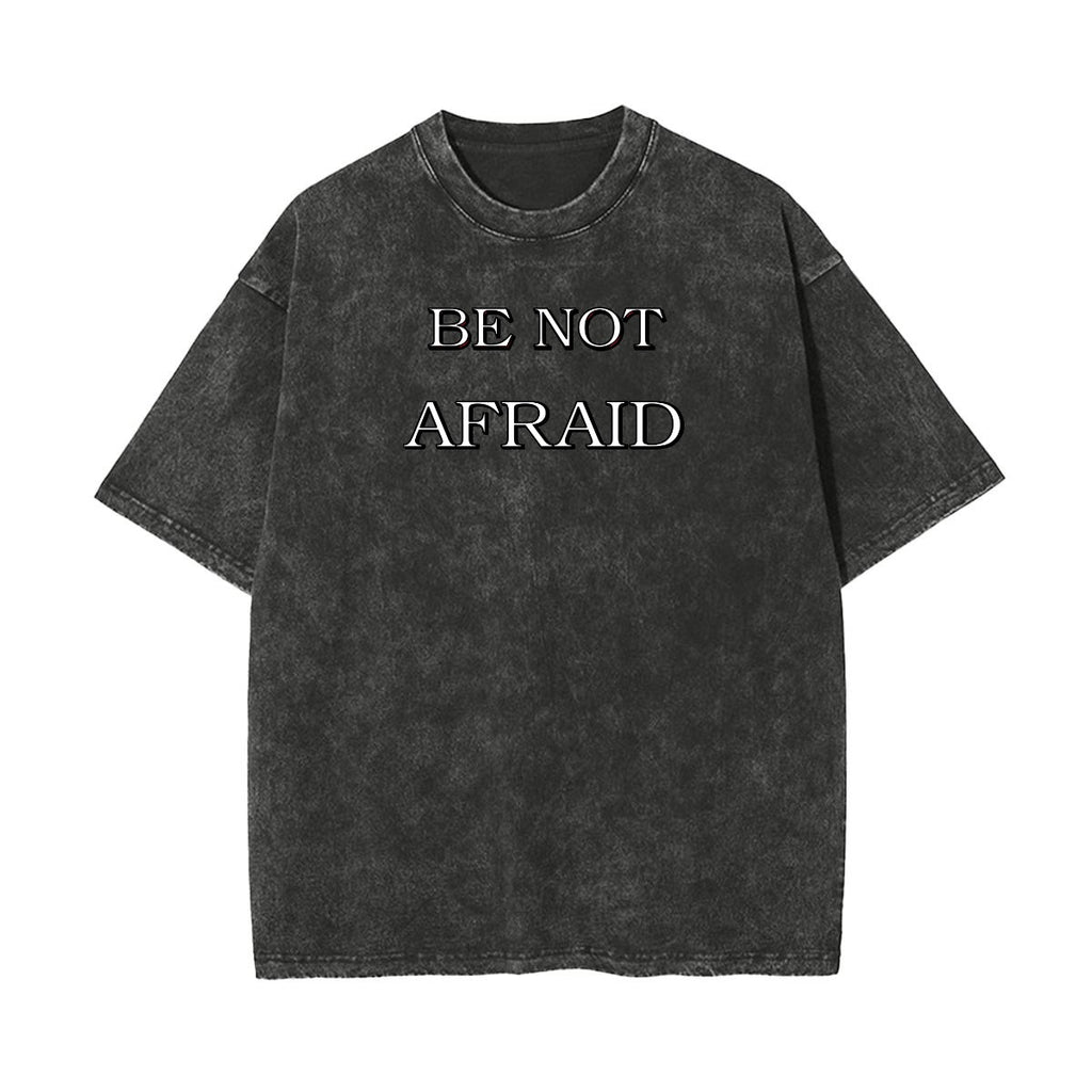 Be Not Afraid Biblical Angel Vintage Graphic T-Shirt