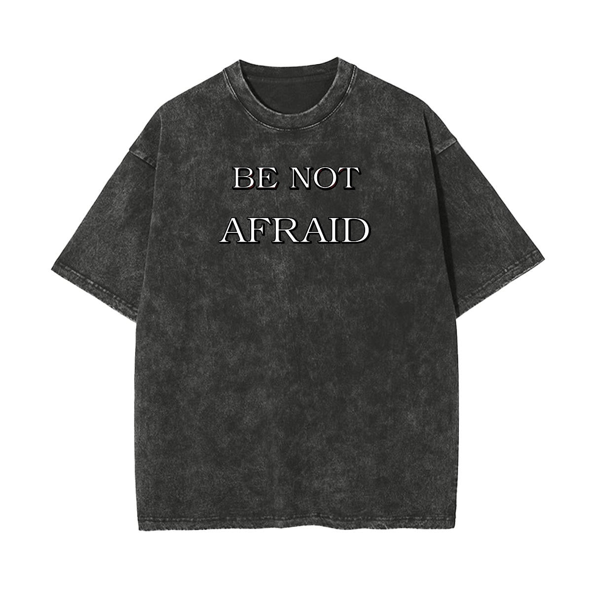 Be Not Afraid Biblical Angel Vintage Graphic T-Shirt