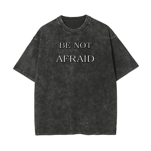 Be Not Afraid Biblical Angel Vintage Graphic T-Shirt