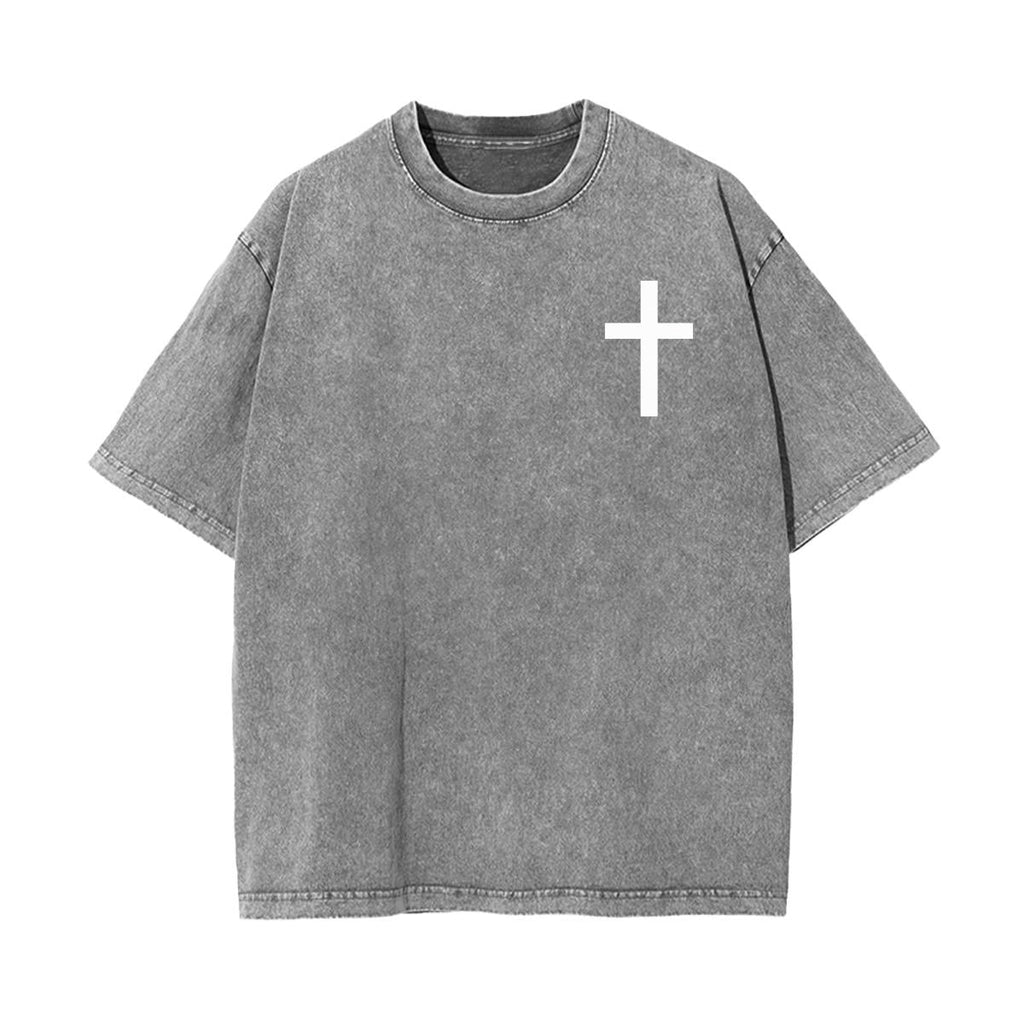Salvation Jesus Paid It All Vintage Washed Christian T-Shirt – Unisex Faith Graphic Tee