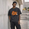 Spooky Season Cute Halloween Graphic Tee – Ghost, Bat & Leopard Print Fall Design