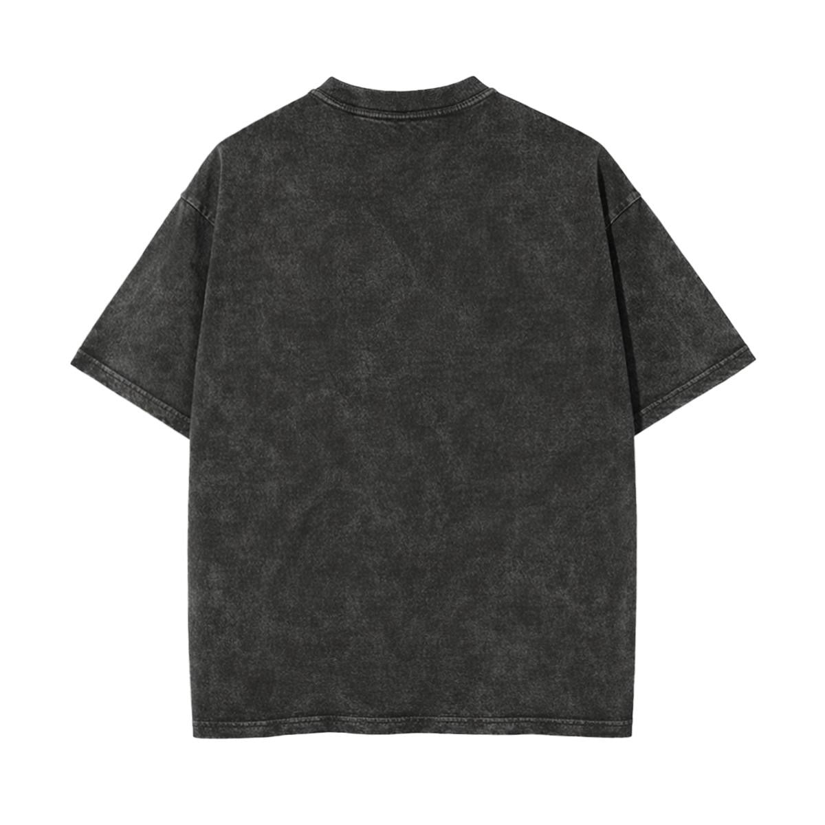 Vintage Washed Heavyweight Unisex T-Shirt | Oversized Casual Cotton Tee