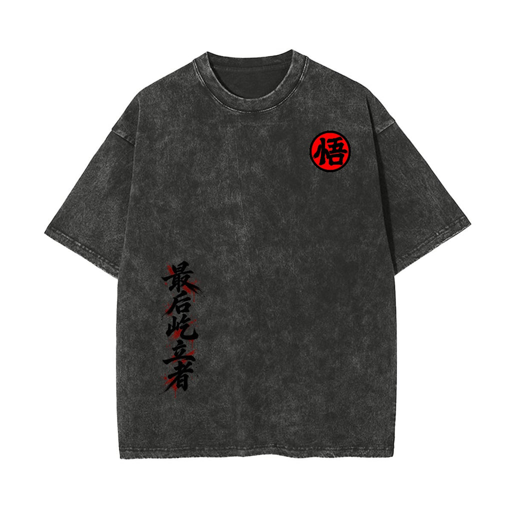 Because They Said You Couldn’t Anime Warrior Vintage Wash Graphic T-Shirt