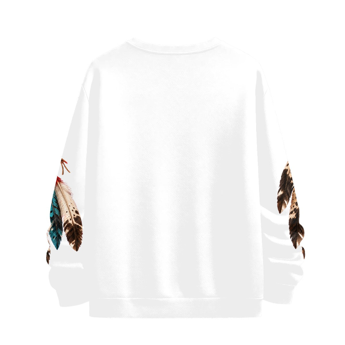 Free Spirit Feather Portrait Long-Sleeve Graphic T-Shirt
