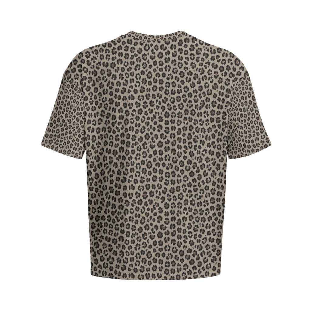 Women’s 100% Cotton Cheetah Print T-Shirt