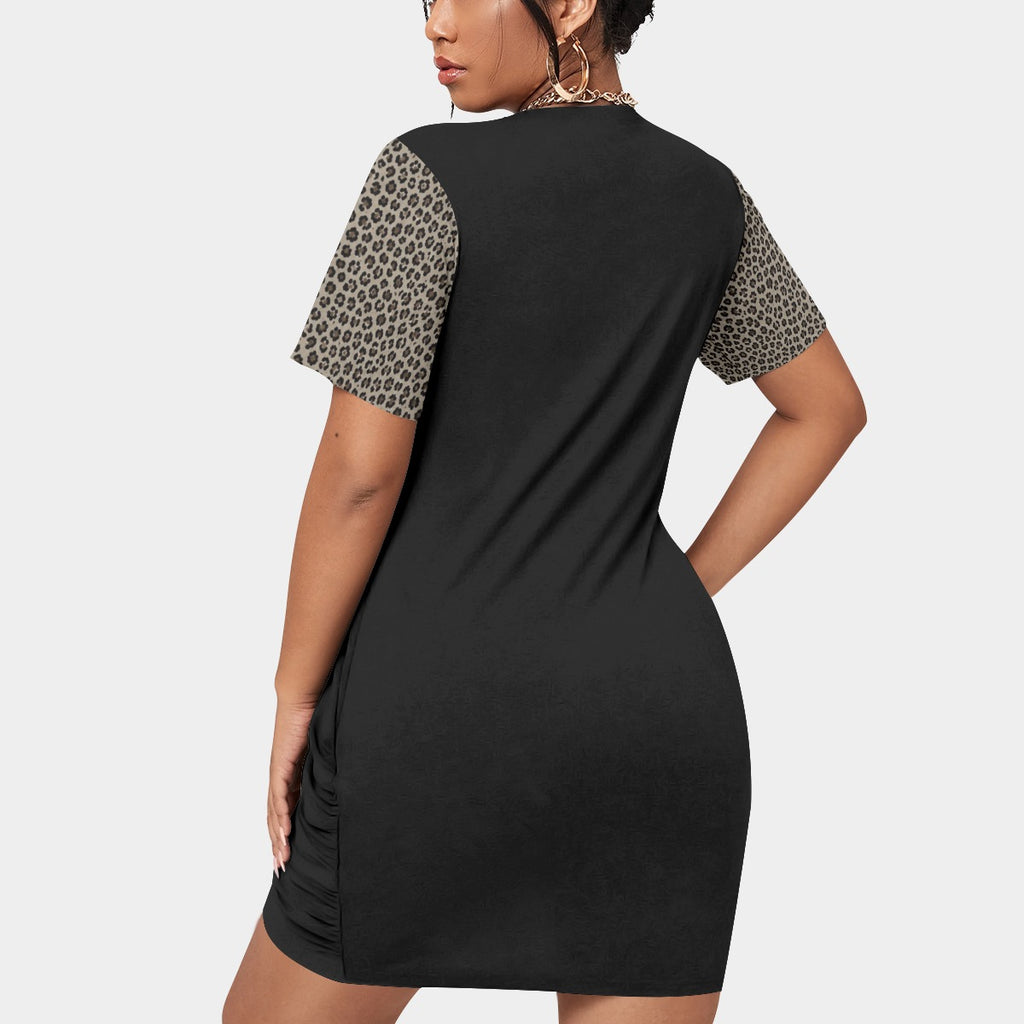 If I’m the Problem Western Cheetah-Print T-Shirt Dress