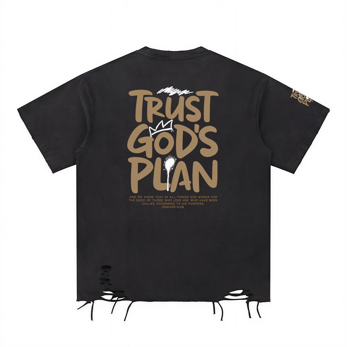 Trust God’s Plan Christian Graphic Tee – Inspirational Faith Shirt