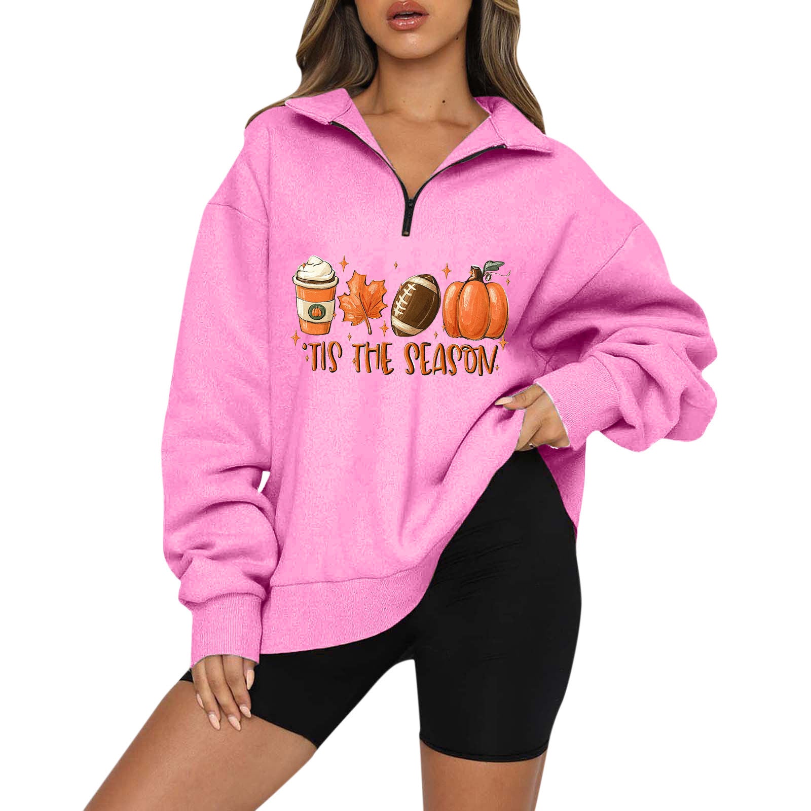 Women’s Halloween Pumpkin Zip Hoodie | Cozy Fall Sweatshirt