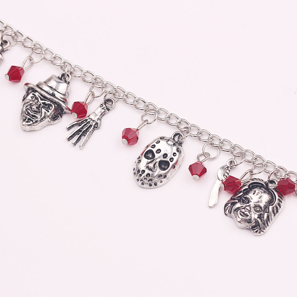 Halloween Horror Movie Charm Bracelets Collection