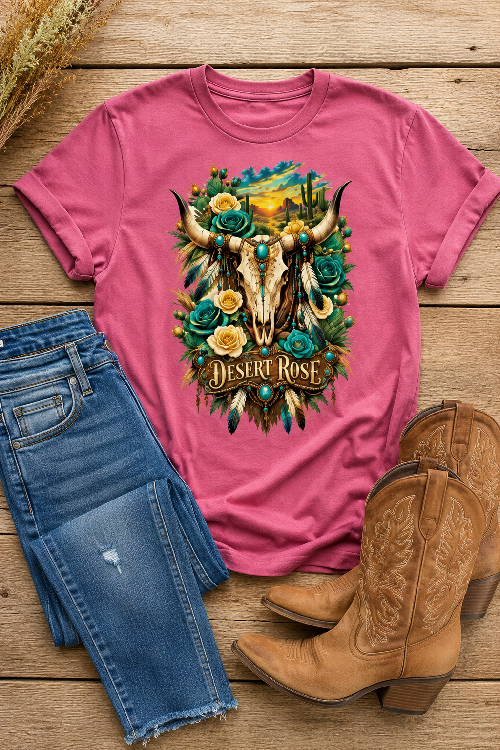 Desert Rose Western Graphic T-Shirt