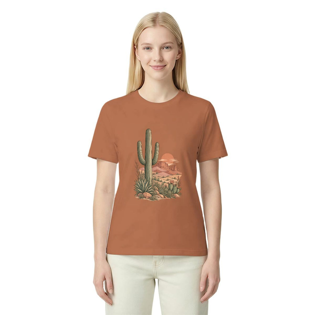 Women’s Southwestern Desert Cactus Graphic T-Shirt