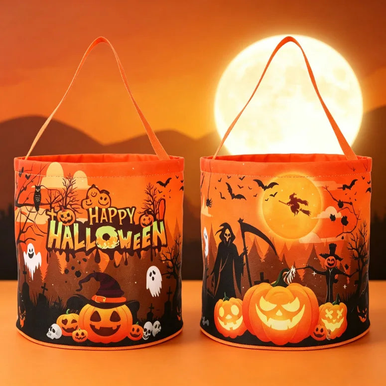 LED Light-Up Halloween Trick-or-Treat Bag