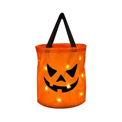 LED Light-Up Halloween Trick-or-Treat Bag