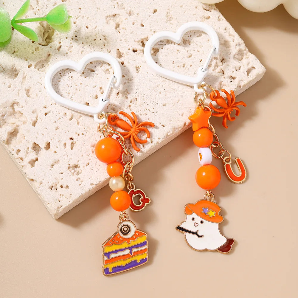 Cute Halloween Metal Keychain