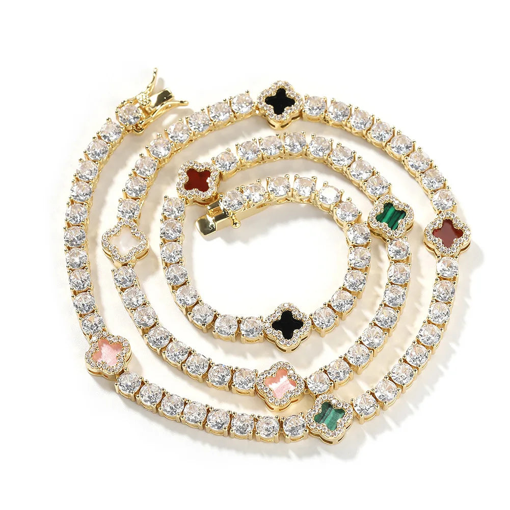 12mm Miami Cuban Link Necklace – Coffee Bean Chain | Unisex Hip-Hop Jewelry