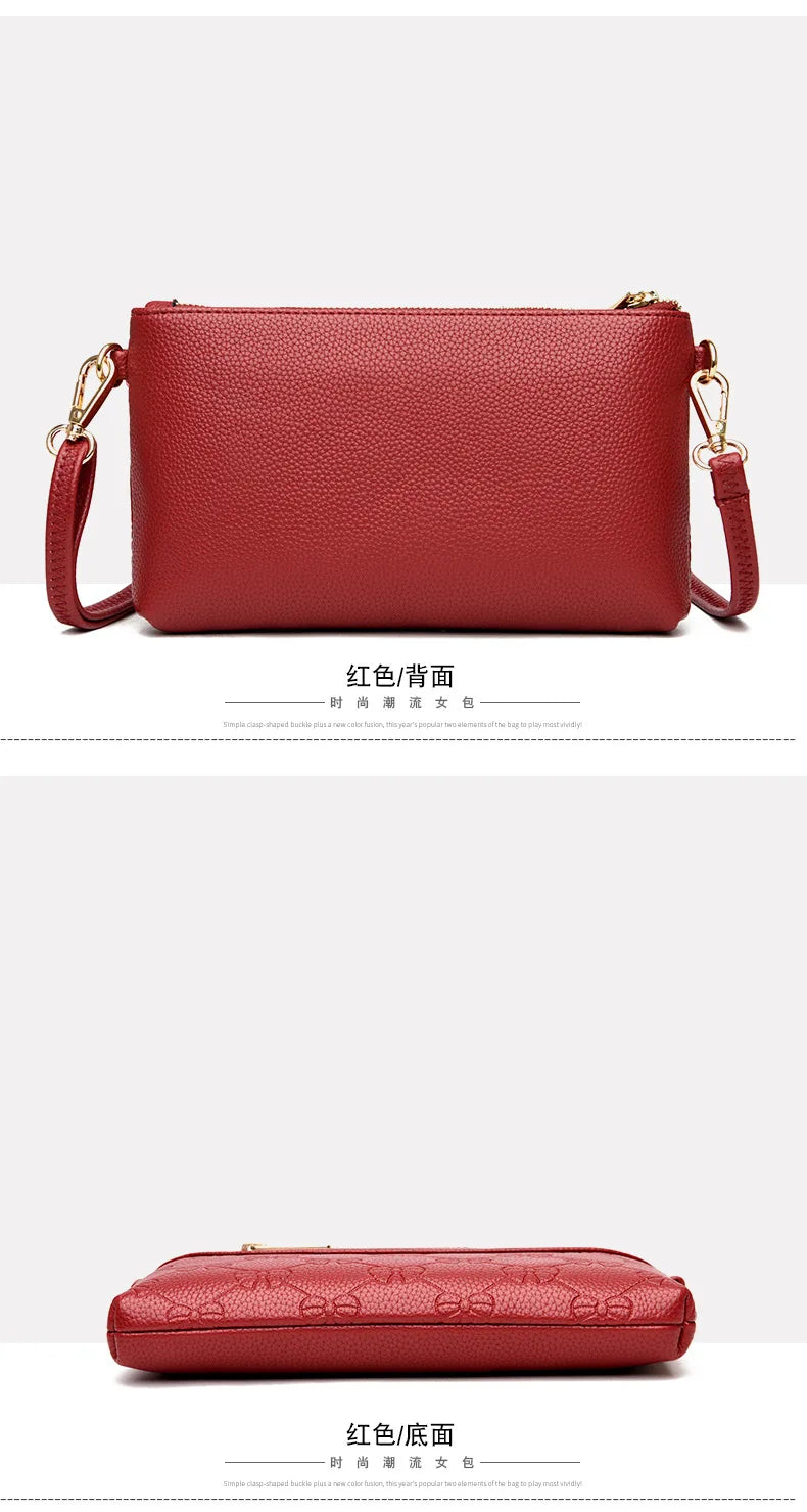 Classic Soft Leather Crossbody Bag