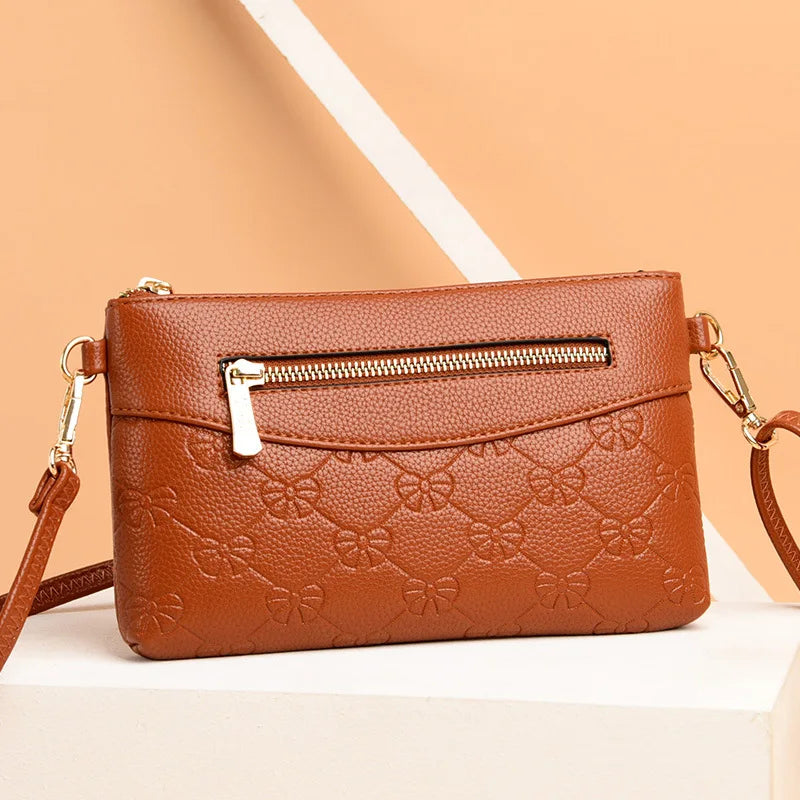 Classic Soft Leather Crossbody Bag