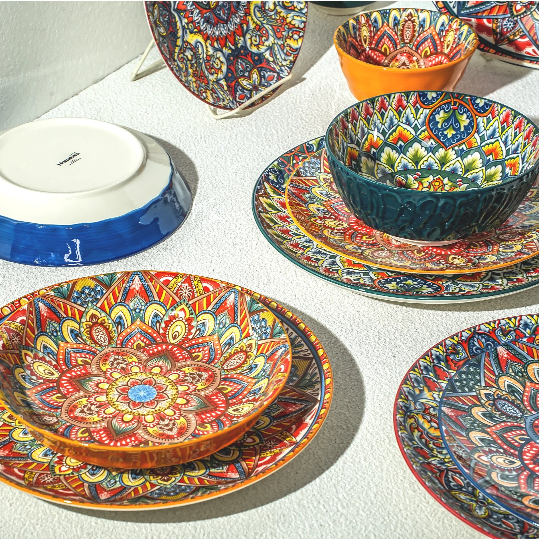 Luxury Boho Ceramic Dinnerware Set