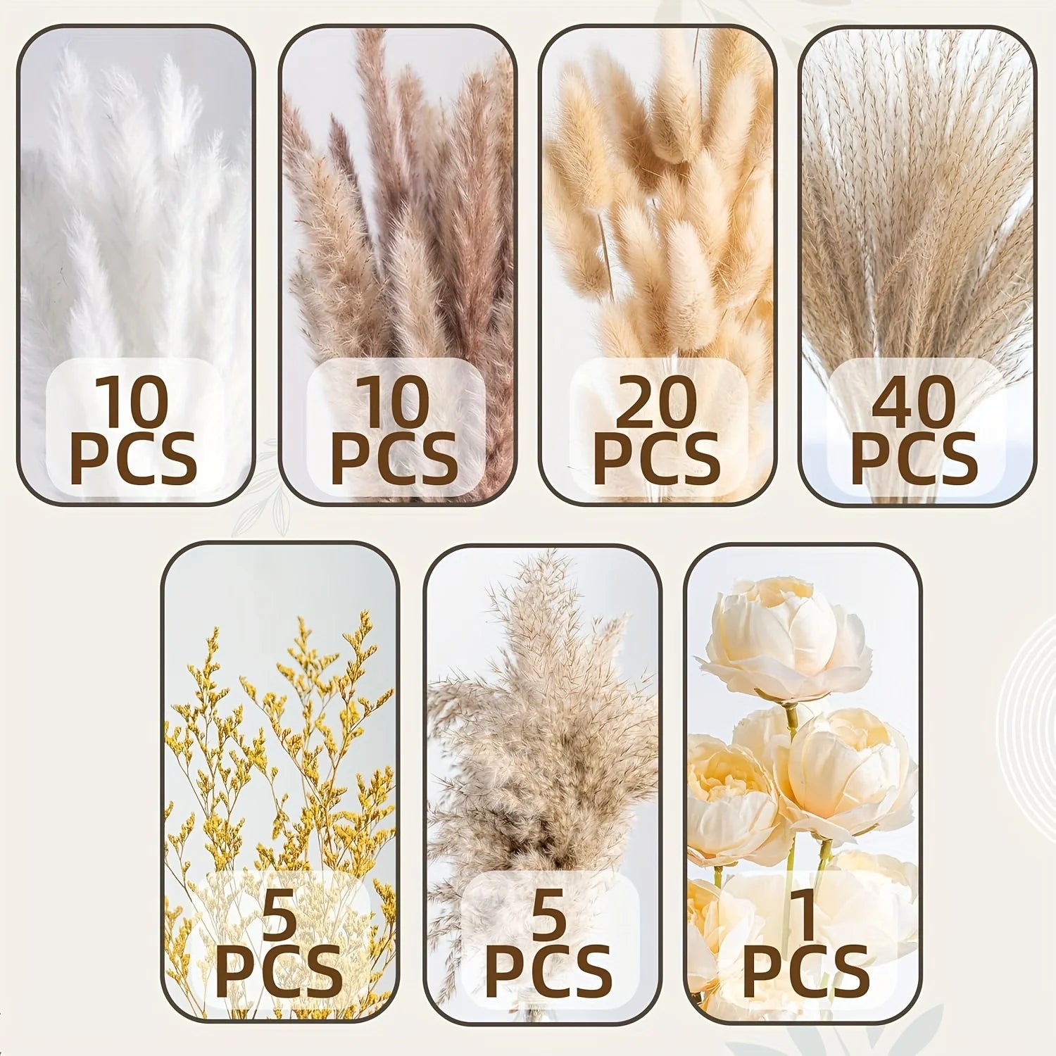 Luxury Dried Pampas Grass Bouquet