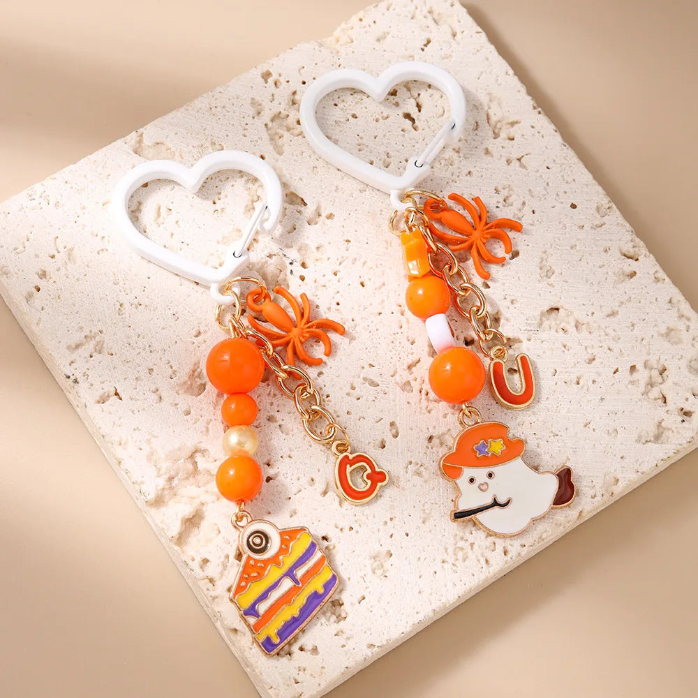 Cute Halloween Metal Keychain