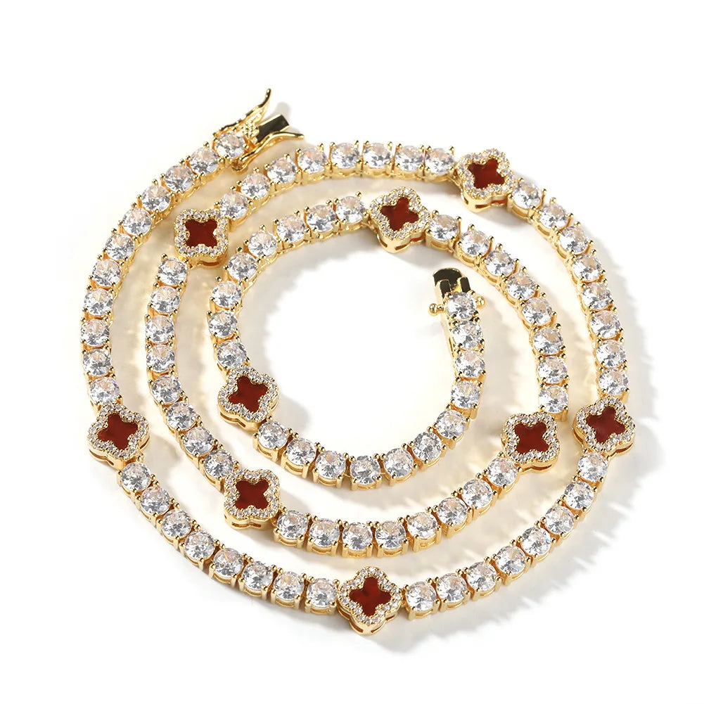 12mm Miami Cuban Link Necklace – Coffee Bean Chain | Unisex Hip-Hop Jewelry