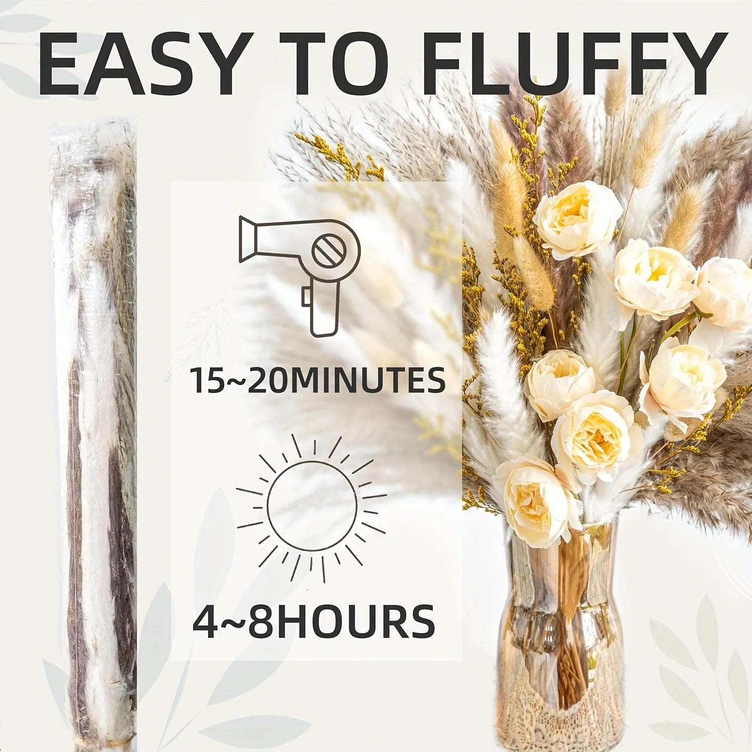 Luxury Dried Pampas Grass Bouquet