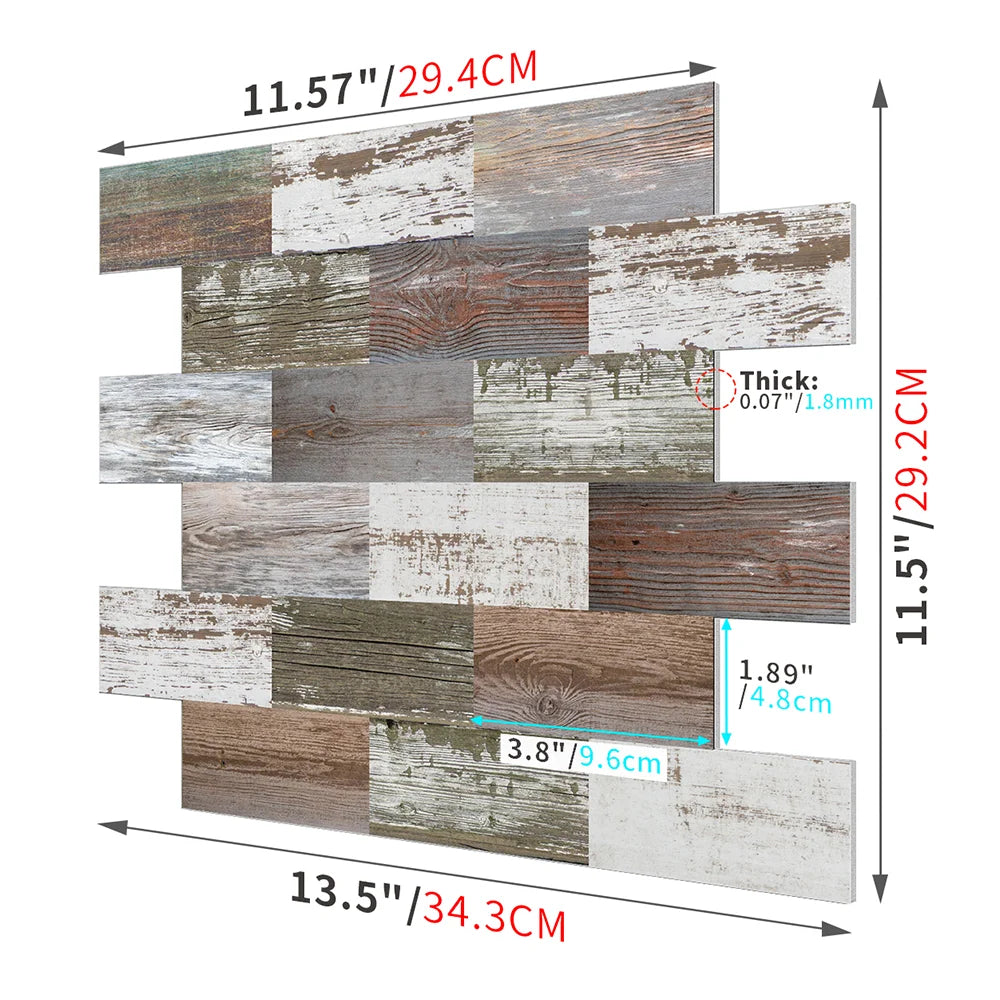 Self-Adhesive Decorative Wall Tile Stickers