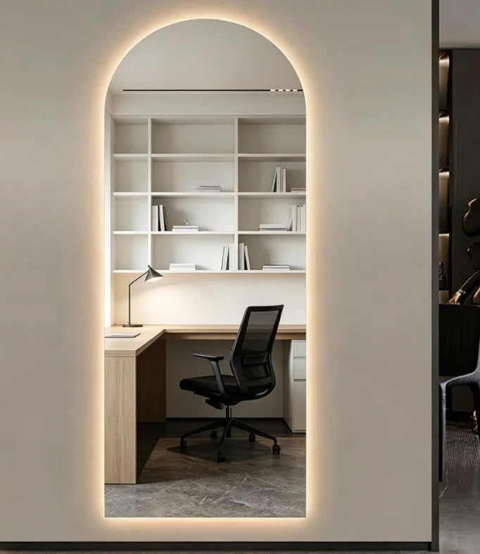 Modern LED Wall Mirror with Touch Control