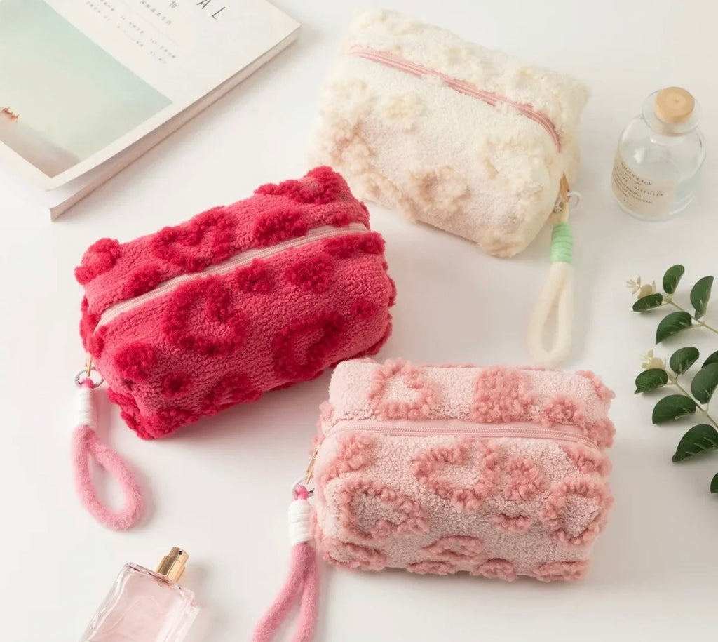 Plush Cosmetic Makeup Bag