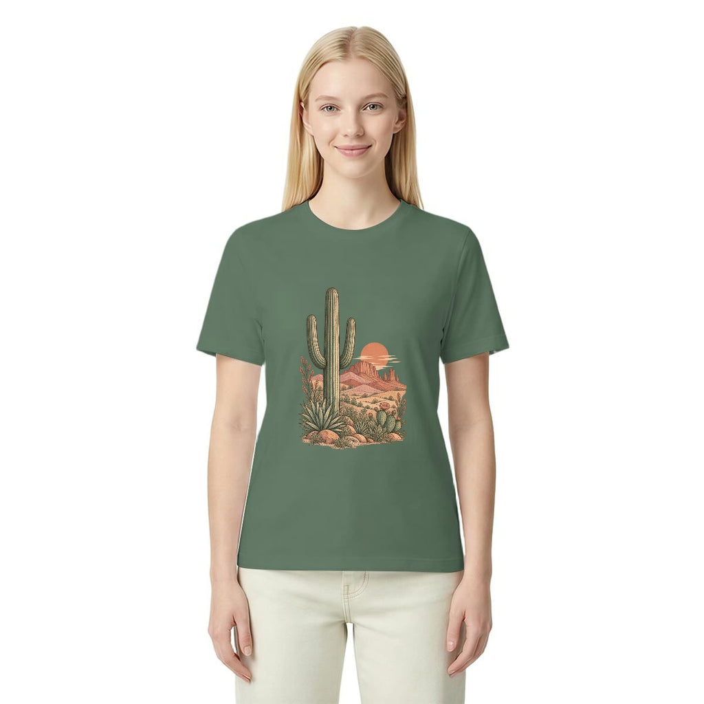 Women’s Southwestern Desert Cactus Graphic T-Shirt