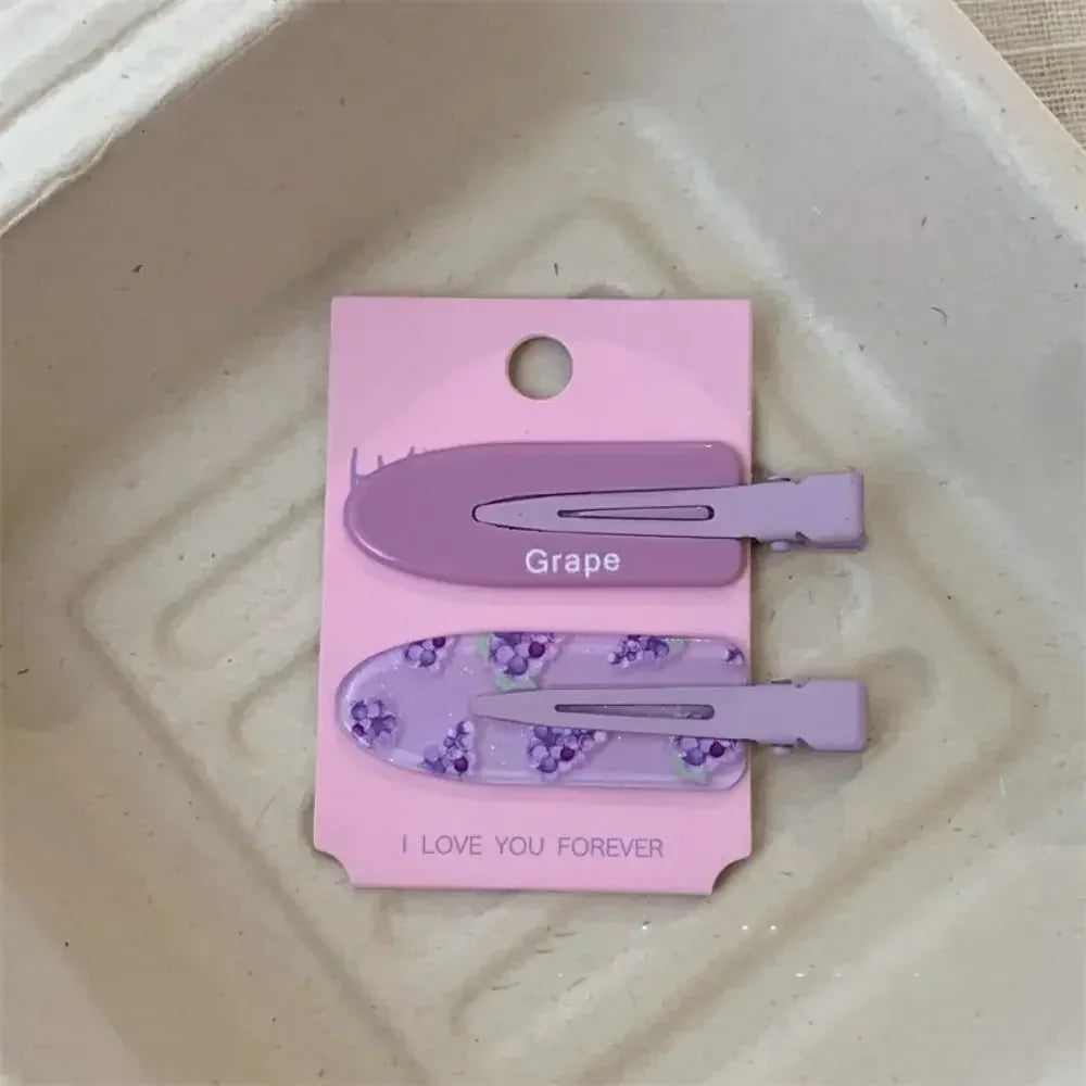 Cute Pattern Hair Clips