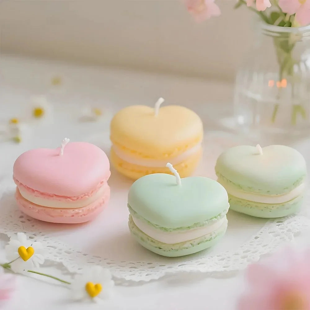 Macaron Scented Soy Candle – Decorative Home Fragrance