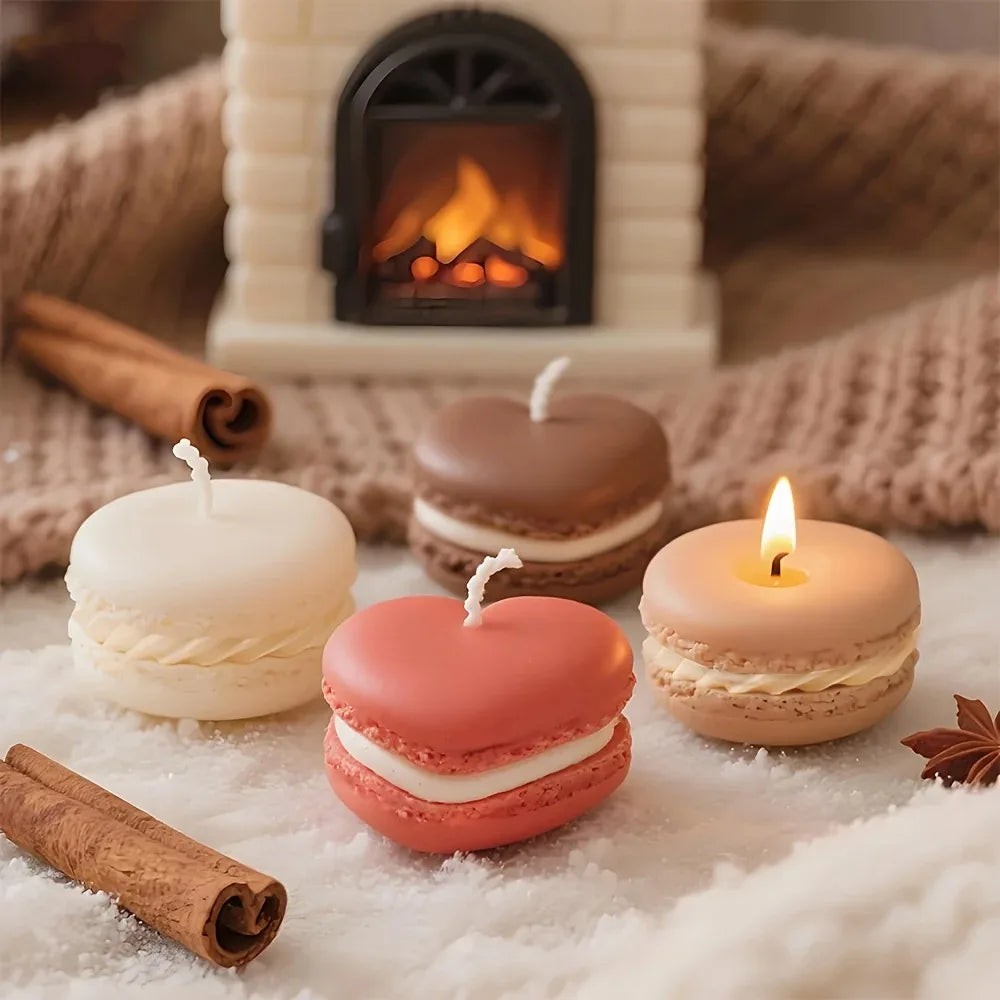 Macaron Scented Soy Candle – Decorative Home Fragrance