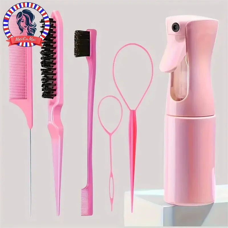 6pcs/Set Brush & Spray Bottle