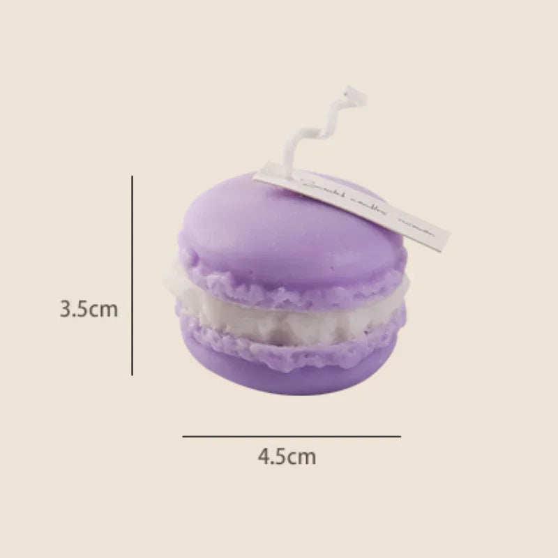 Macaron Scented Soy Candle – Decorative Home Fragrance