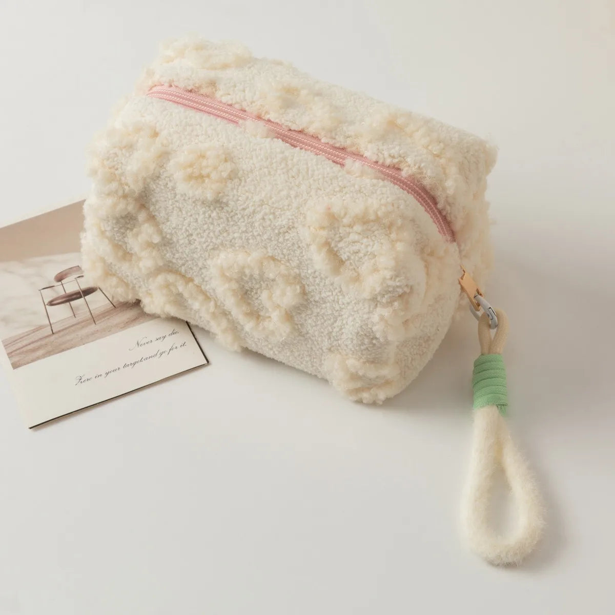 Plush Cosmetic Makeup Bag