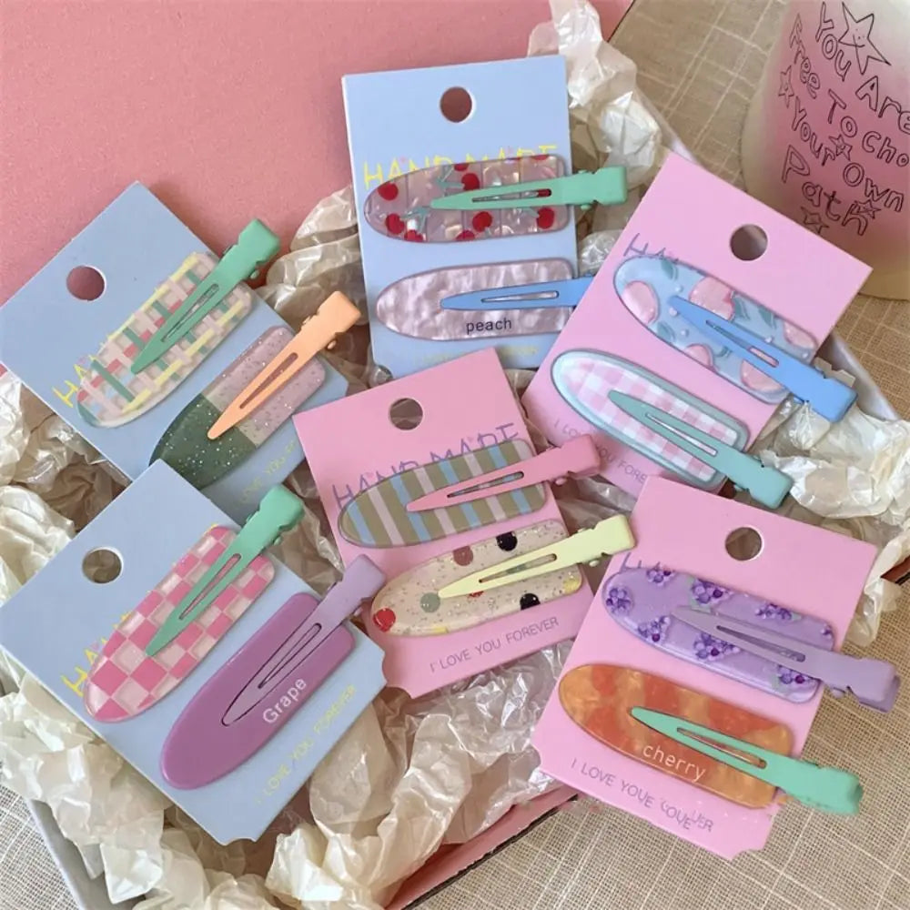 Cute Pattern Hair Clips
