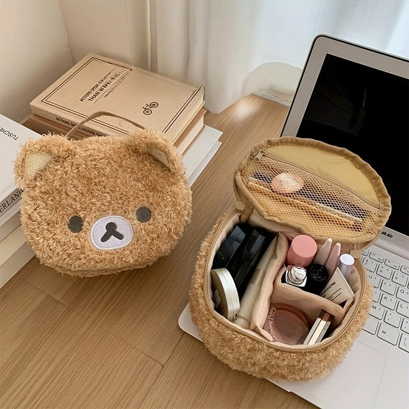 Cute Teddy Bear Makeup Bag