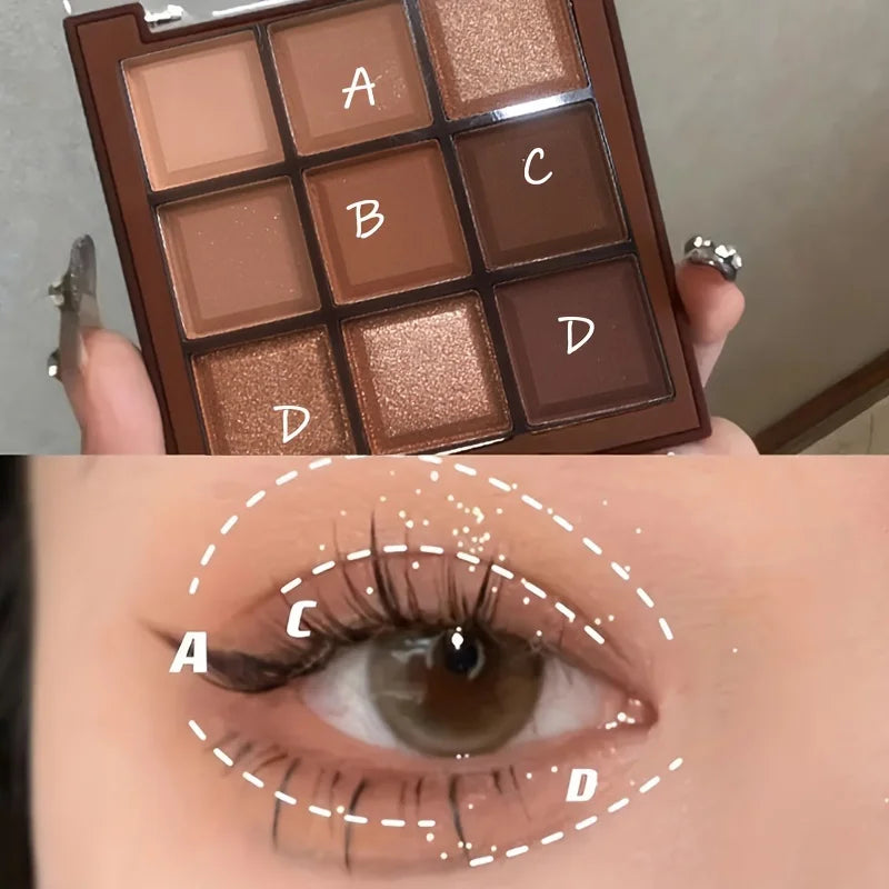 Mocha 9-Color Eyeshadow Palette