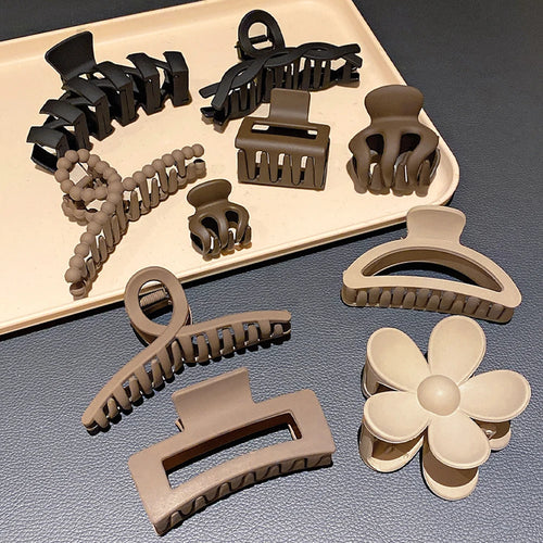 10 to 20 Piece Vintage Hair Claw Clip Set | Neutral Everyday Hair Accessories
