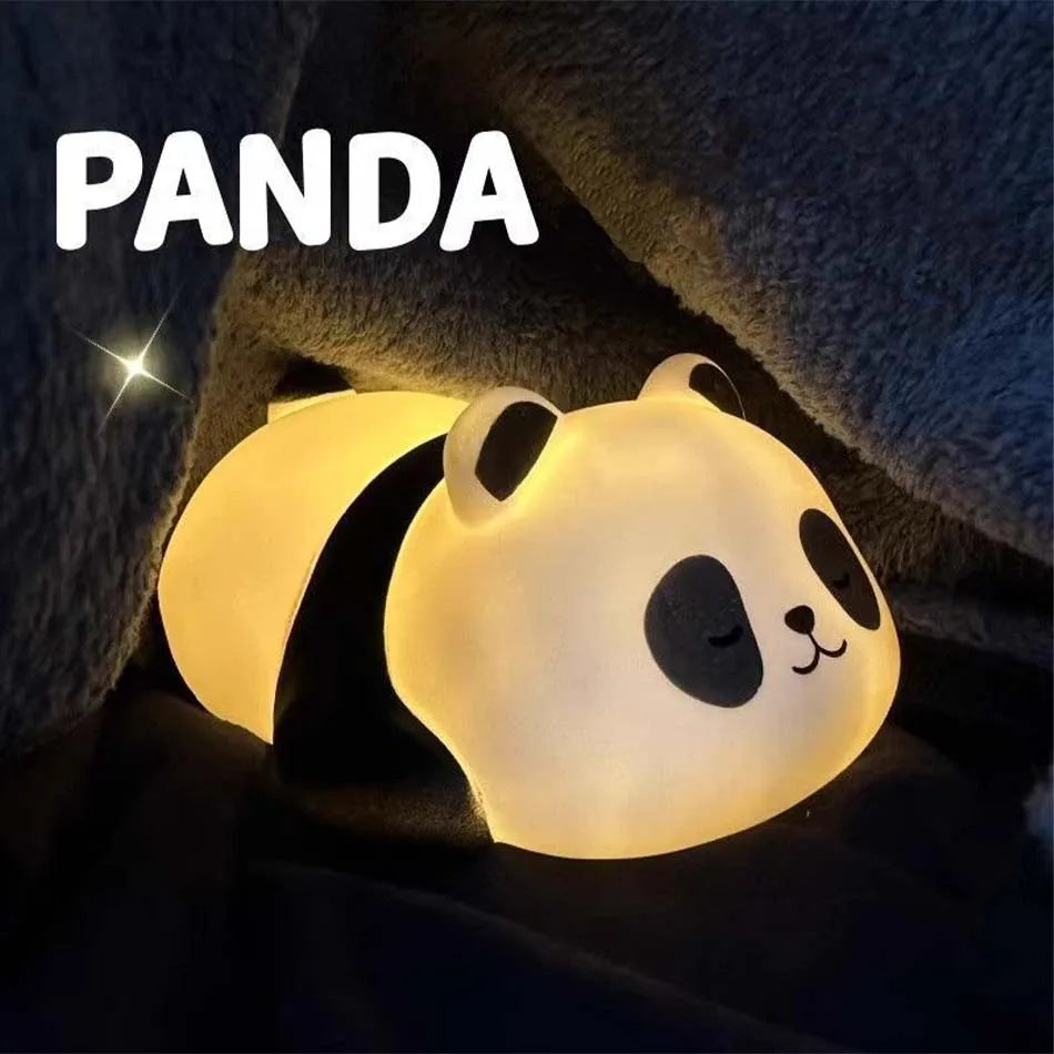 Cute Panda LED Night Light | Soft Glow Bedside Lamp