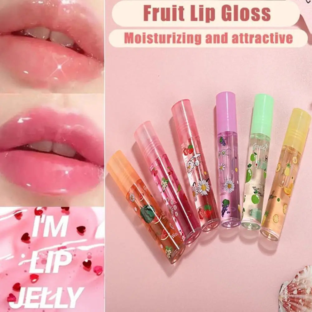 6-Color Fruit Water Lip Gloss
