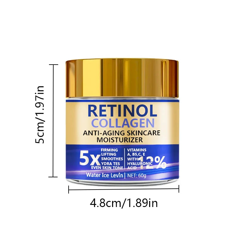 Retinol & Collagen Face Cream | Daily Hydrating Moisturizer