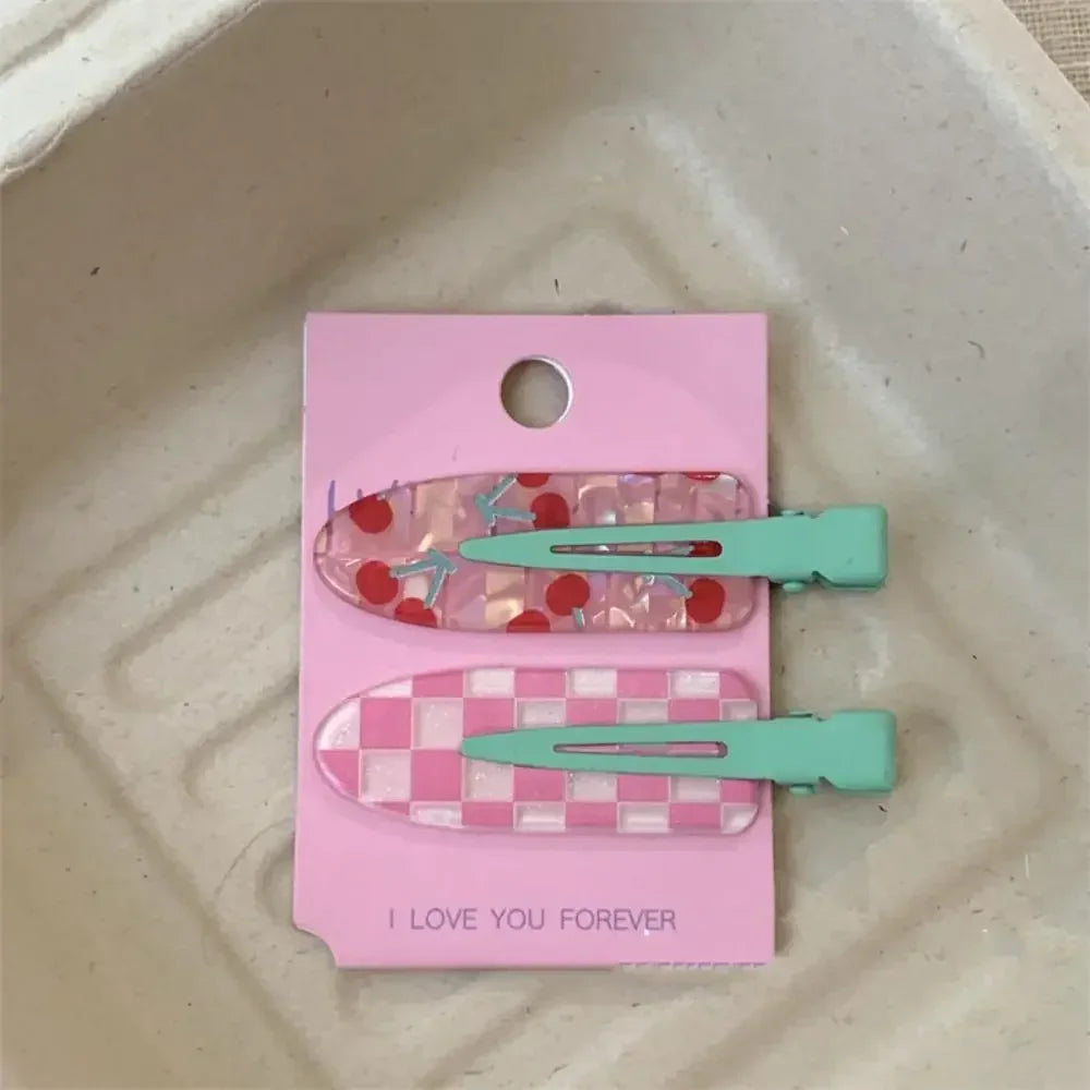 Cute Pattern Hair Clips