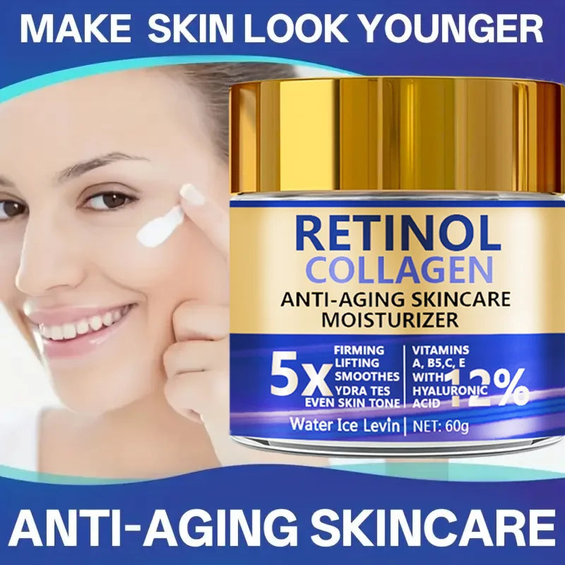 Retinol & Collagen Face Cream | Daily Hydrating Moisturizer